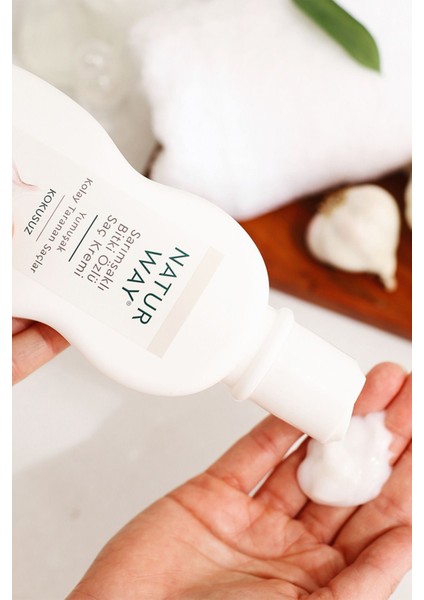 Natur Way Kokusuz Saç Kremi 300 ml – Sarımsak ve Bitki Özlü, Saç Onarıcı ve Güçlendirici, Günlük Kullanım İçin fırsatları