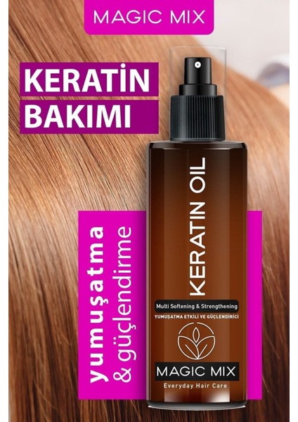 Magic Mix Argan, Keratin ve Biotinli Bitkisel Saç Bakım Seti 3×100 ml – Yağlı Saçlar İçin Dökülme Önleyici ve Güçlendirici Günlük Bakım modelleri