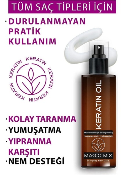 Magic Mix Argan, Keratin ve Biotinli Bitkisel Saç Bakım Seti 3×100 ml – Yağlı Saçlar İçin Dökülme Önleyici ve Güçlendirici Günlük Bakım fırsatları