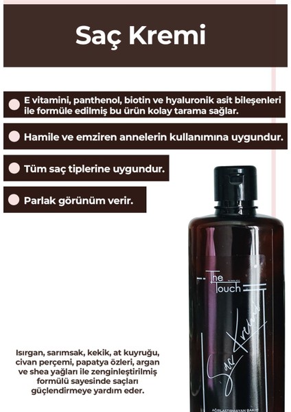 3'lü Onarıcı ve Nemlendirici Saç Bakım Seti – Kuru ve Yıpranmış Saçlar İçin Komple Çözüm