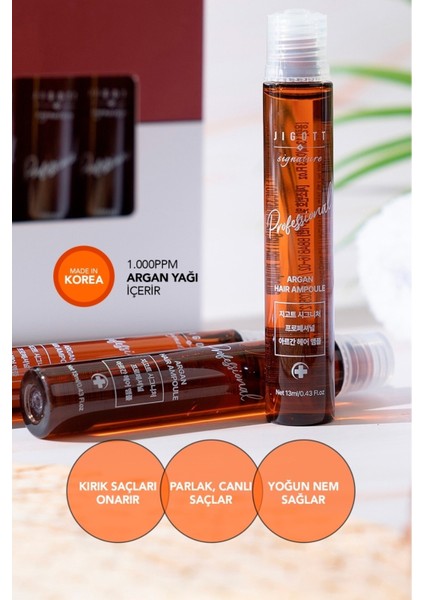 Professional Argan Konsantre Saç Bakım Serumu 13 ml – Yoğun Onarıcı ve Besleyici Ampul Formül fırsatları