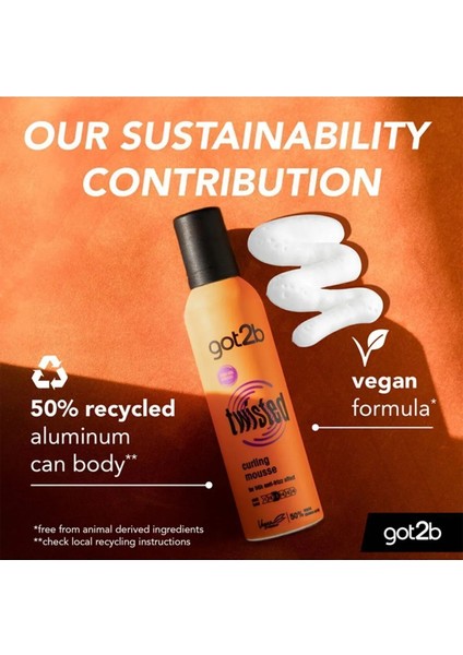 Twisted Bukle Belirginleştirici Saç Köpüğü 250 ml – Hacim Veren, Elektriklenmeyi Önleyen, Güçlü Tutuşlu ve Sentetik İçermeyen Günlük Bukle Bakımı