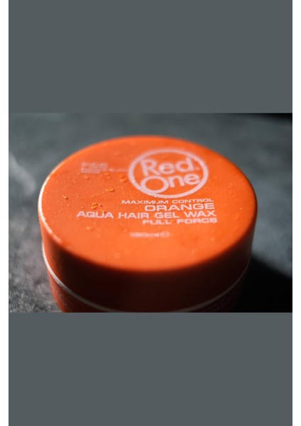 Aqua Wax Turuncu Saç Şekillendirici Jel 150 ml – Su Bazlı, Günlük Kullanıma Uygun, Maksimum Kontrol ve Kalıcı Şekil