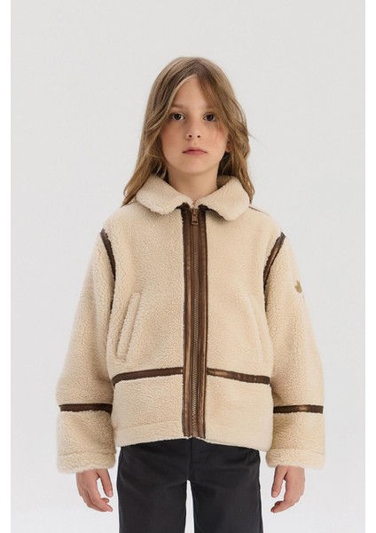 Bg Store Kız Çocuk Ekru Mont fiyatları