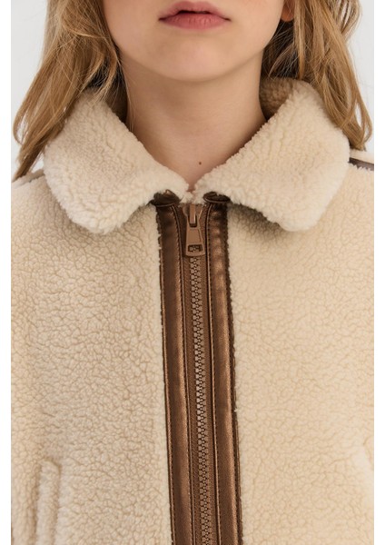 Bg Store Kız Çocuk Ekru Mont modelleri