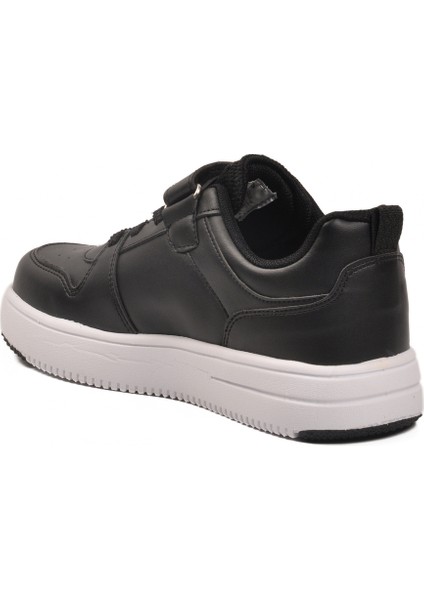 Siyah Beyaz Cırtlı Erkek Çocuk Spor Ayakkabı fırsatları