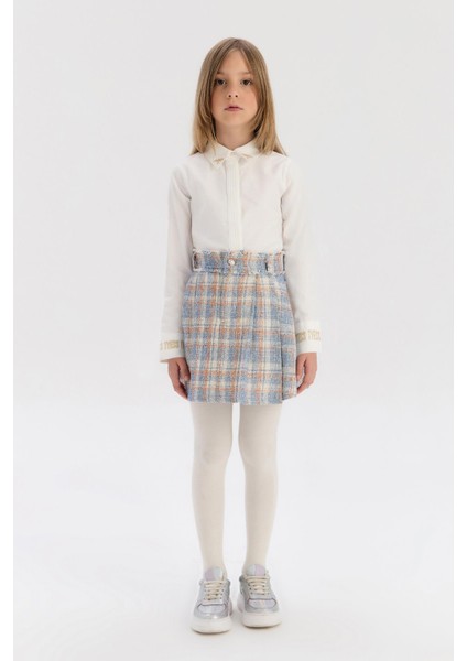 Bg Store Kız Çocuk Ekru Gömlek