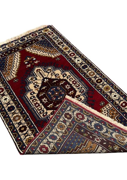 El Dokuma Sıfır Yahyalı Halısı 90X160 Kök Boya %100 Yün Halı indirimleri