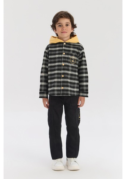 Bg Store Erkek Çocuk Ekose Gömlek