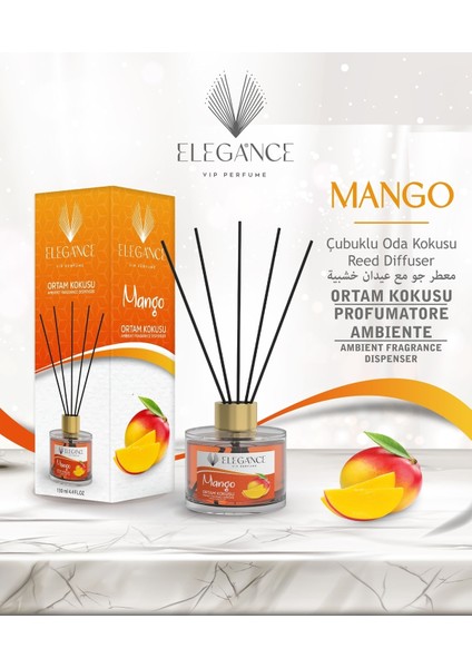 Mango Bambu Cubuklu Ortam ve Oda Kokusu 130 ml