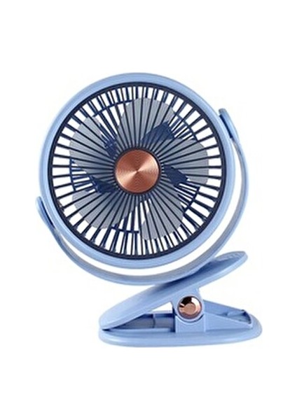Mandallı Şarjlı Fan 3 Kademeli Taşınabilir Vantilatör Serinletici Mini Klima 360 Derece Dönen Fan