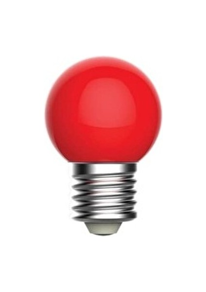 Gece Lambası Ampülü Kırmızı 1W LED E27 Duy