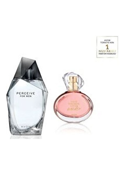 Perceive Erkek Parfüm Edt 100 ml ve Tta Wonder Kadın Parfüm Edp 50ML