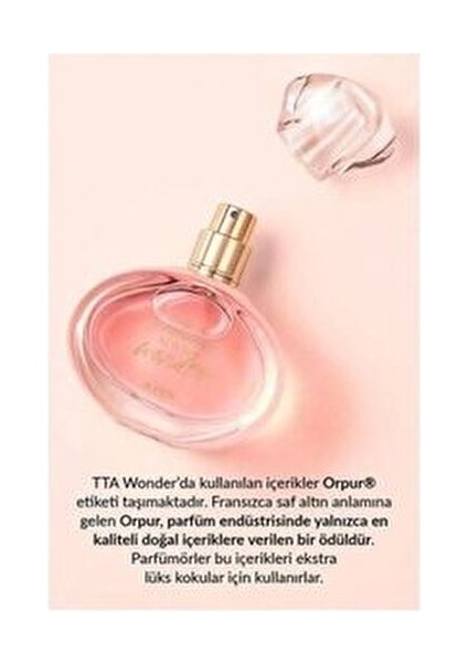 Perceive Erkek Parfüm Edt 100 ml ve Tta Wonder Kadın Parfüm Edp 50ML indirimleri