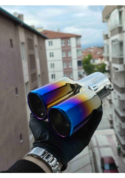 Egzoz Başlığı Nikelajı Paslanmaz 60 mm