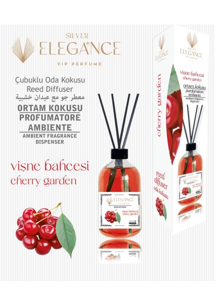 Vişne Bahçesi Reed Diffuser Bambu Çubuklu Oda Kokusu (110 Ml)