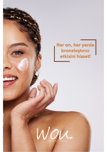 SPF 50+ Bronzlaştırıcı Güneş Kremi 50 ml – Yüz ve Vücut İçin Anında Bronzluk ve Yoğun Nemlendirme fiyatları