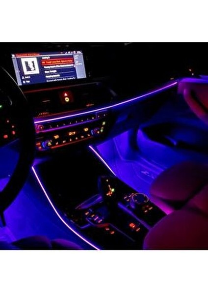 USB Girişli 12 Ledli Araç Içi Ayak Altı Sese Duyarlı Rgb Şerit LED Aydınlatma