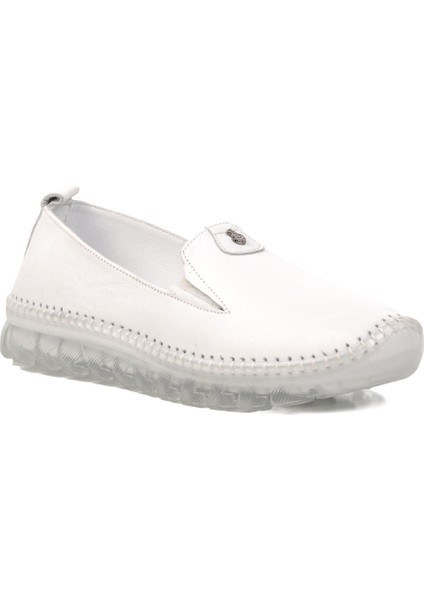 Beyaz Kadın Düz Rahat Günlük Ayakkabı modelleri