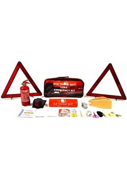 Trafik Seti Lüx Ilk Yardım Çantalı