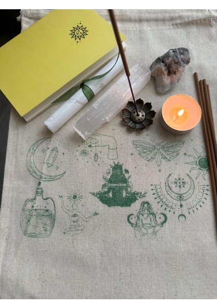 Yeni Başlangıçlar Ritüel Seti | Aytaşı & Selenit Taşı, Okaliptüs Tütsü, Yeni Yıl Yılbaşı Koleksiyonu