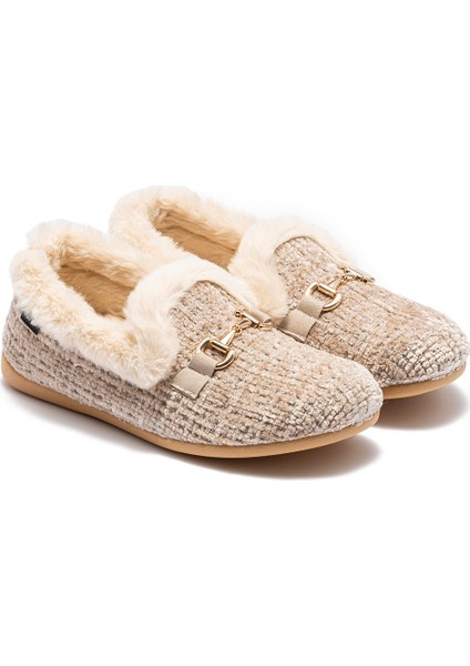 Barbara Kadın Ev Ayakkabısı Bej 37/41