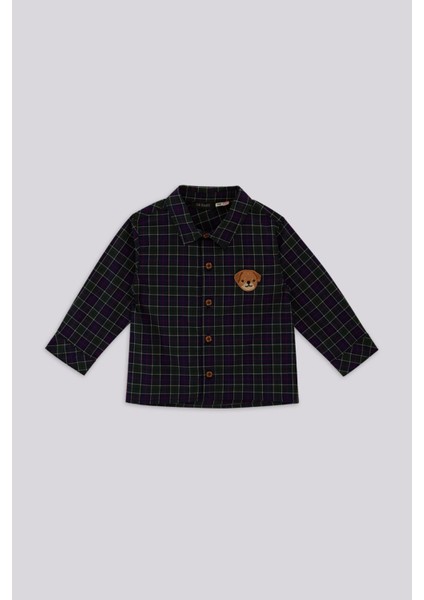 Bg Store Erkek Bebek Desenli Gömlek