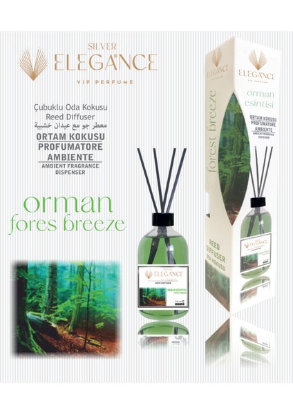 Orman Esintisi Reed Diffuser Bambu Çubuklu Oda Kokusu (110 Ml)
