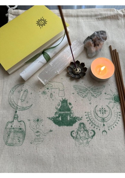 Yeni Başlangıçlar Ritüel Seti | Aytaşı & Selenit Taşı, Okaliptüs Tütsü, Yeni Yıl Yılbaşı Koleksiyonu modelleri