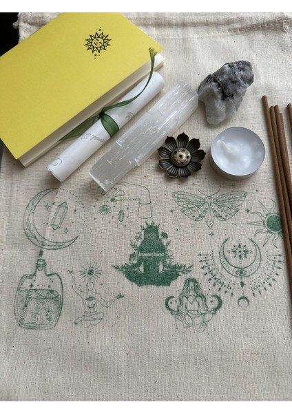 Yeni Başlangıçlar Ritüel Seti | Aytaşı & Selenit Taşı, Okaliptüs Tütsü, Yeni Yıl Yılbaşı Koleksiyonu fırsatları