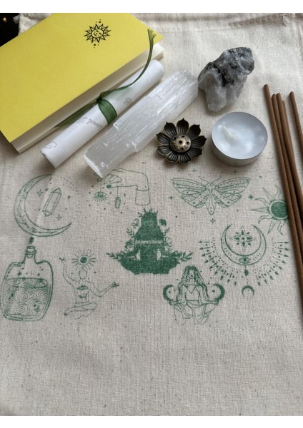 Yeni Başlangıçlar Ritüel Seti | Aytaşı & Selenit Taşı, Okaliptüs Tütsü, Yeni Yıl Yılbaşı Koleksiyonu