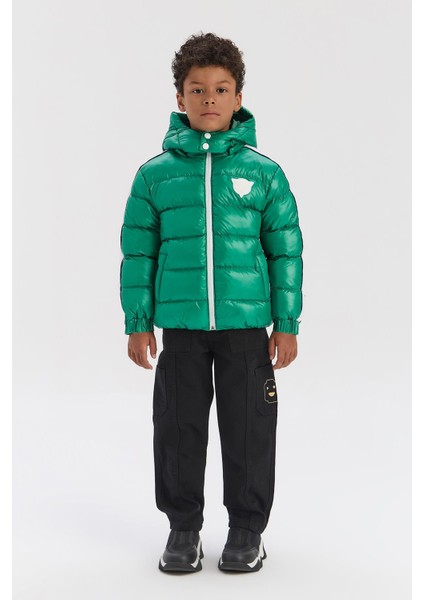 Bg Store Erkek Çocuk Yeşil Mont