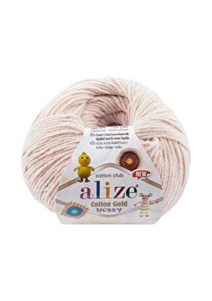 Cotton Gold Hobby New 314 Kahve Köpüğü El Örgü Ipi 50 Gr.