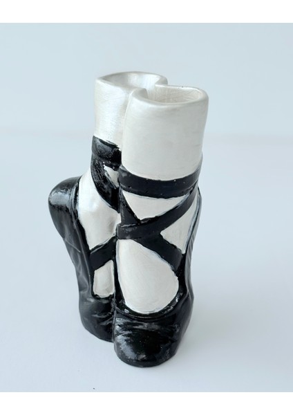 Balerin Ayakkabısı Temalı Dekorasyon, Fonksiyonel Vazo, Kalemlik ve Makyaj Fırçası Için Ideal! fırsatları