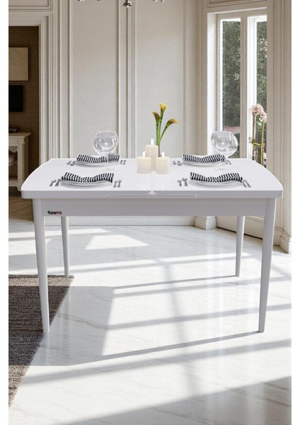 Bellante Açılır Yemek Masası – Beyaz, 70 x 114 cm indirimleri