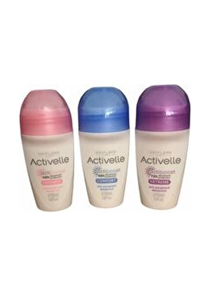 Activelle Anti-Perspirant Roll-On 50 ml 3 Adet