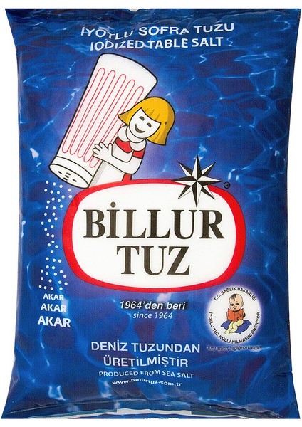 Billur Tuz Iyotlu 3 kg
