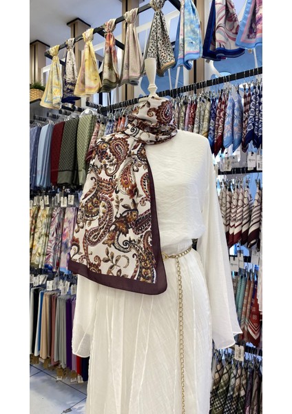 Etnik Çiçek Desenli Şal