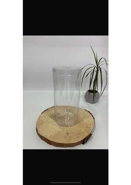 Silindir Asetat Kutu Çap 9 cm Yükseklik 19 cm [10 Adet]