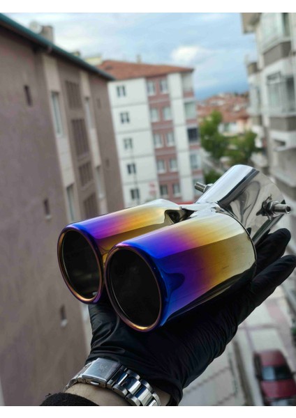 Egzoz Başlığı Nikelajı Paslanmaz 60 mm