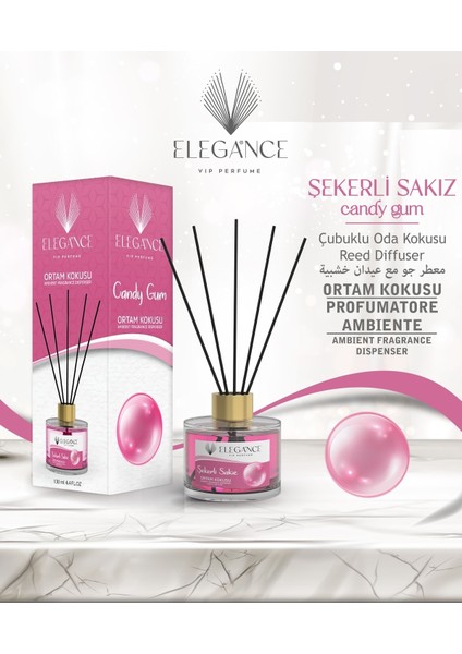 Sakız Bambu Cubuklu Ortam ve Oda Kokusu 130 ml