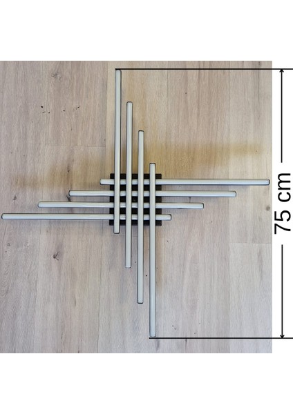 Beyaz Gövde, Kumandalı ve 3 Renk Işık, 8 Kollu Plafonyer LED Avize indirimleri