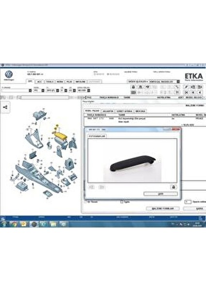 Parçafix Polo Golf 4 Bora Passat Kol Dayama Kapağı Kumaş Siyah fiyatları