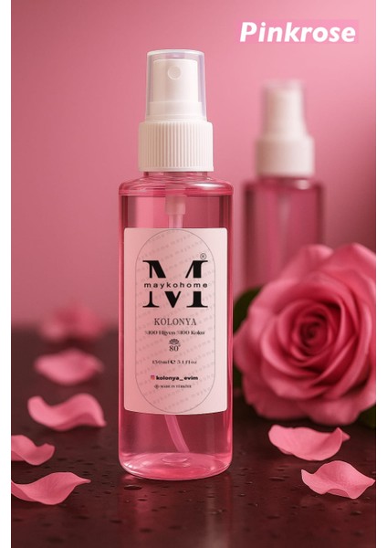 Maykohome Doğal Içerikli ve Kalıcı Kokulu 150ML Sprey Kolonya
