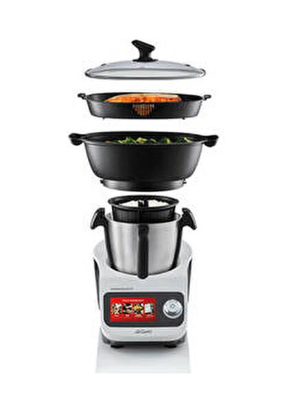 AR1181 Thermogusto Çok Fonksiyonlu Akıllı Mutfak Robotu -Beyaz fiyatları