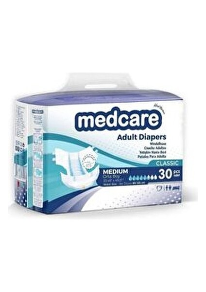 Yetişkin Hasta Bezi Medium (Orta Boy) 30 Adet