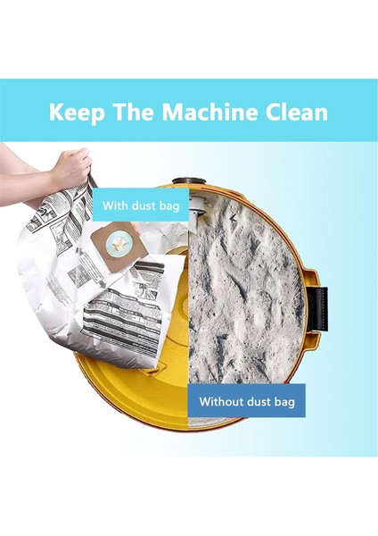 Dükkan Için Toz Torbaları 5-8 Galon Vakum Tipi E/h 90661 906-61 9066100 Tek Kullanımlık Toplama Filtre Torbaları Yedekler (Yurt Dışından) modelleri