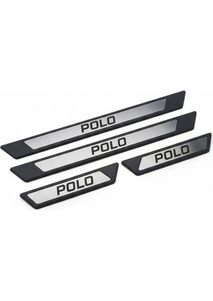 Volkswagen Polo 5 Krom Kapı Eşik Koruması Black Edition 2009-2014 4 Parça modelleri