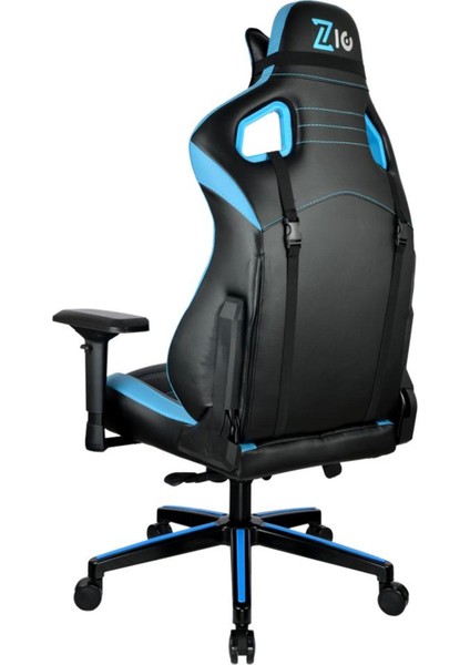 Venom Serisi Mavi Profesyonel Oyuncu Koltuğu – Ergonomik Tasarım, Ayarlanabilir Bel ve Boyun Desteği