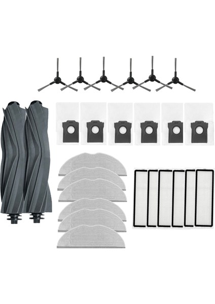 Dreame Mova S10 Için 26 Pcs Plus / Troiver S10 Plus Supping Robot Temizlik Parçaları Değiştirme Ana Yan Fırça Paspas Filtresi (Yurt Dışından) indirimleri